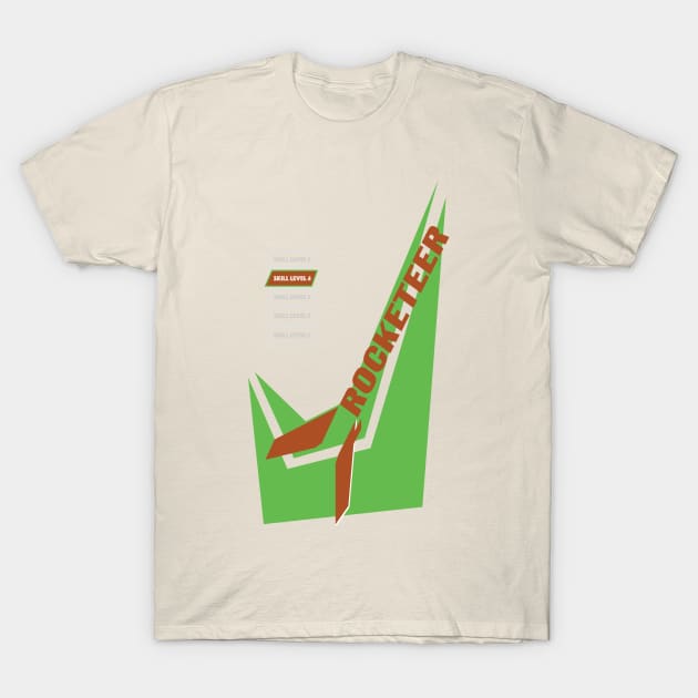 Rocketeer — Skill Level 4 T-Shirt by Eugene and Jonnie Tee's